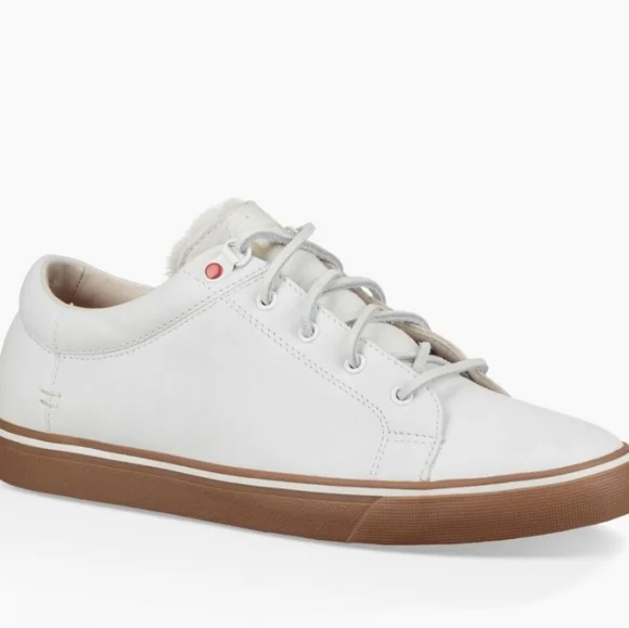 NWT UGG Brock Luxe Leather Sneakers - Picture 2 of 7